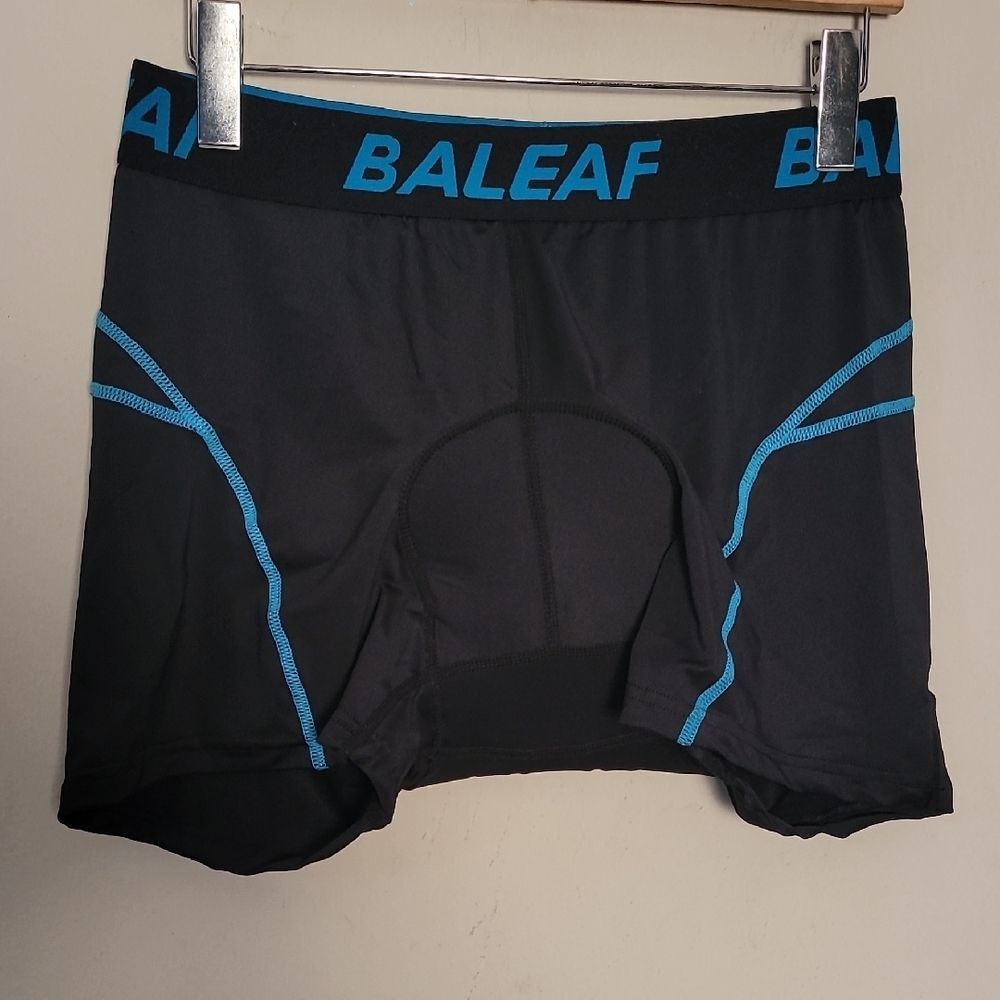 Baleaf Men's Black and Blue Performance Underwear Shorts Sz XXL New